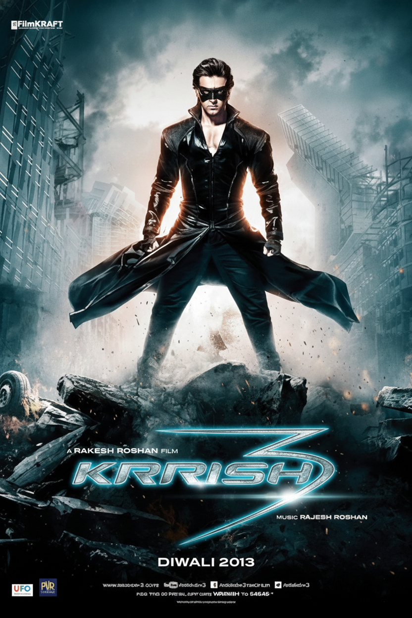 Krrish 3 (2013) Hindi 1080p 720p 480p BRRip
