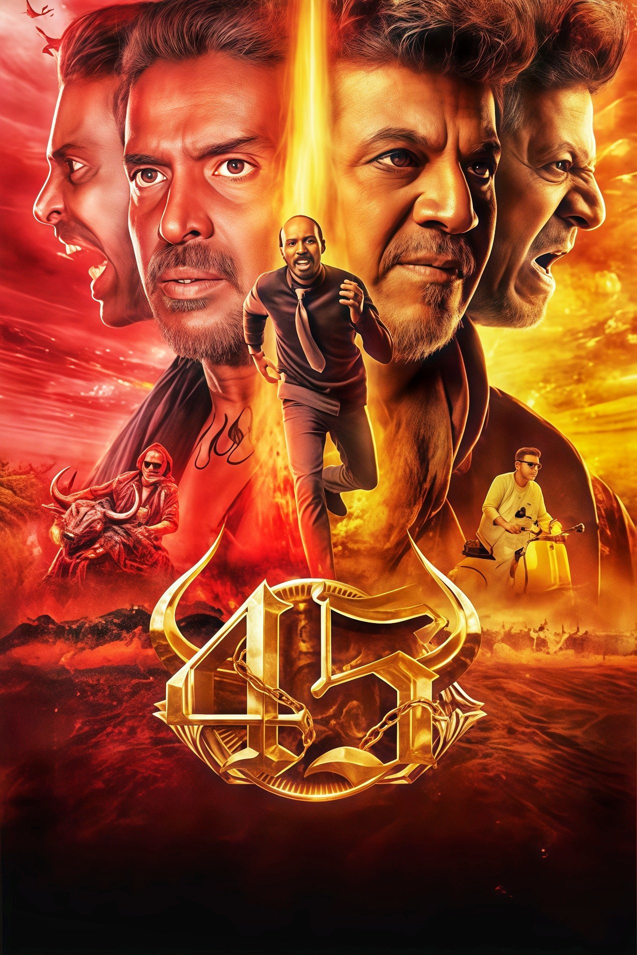 45 (2025) Hindi Dubbed