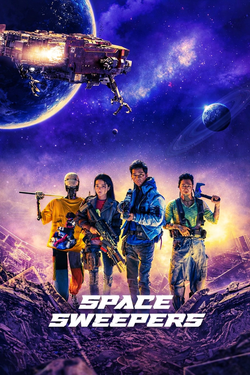 Space Sweepers 2021  Hindi Eng 1080p