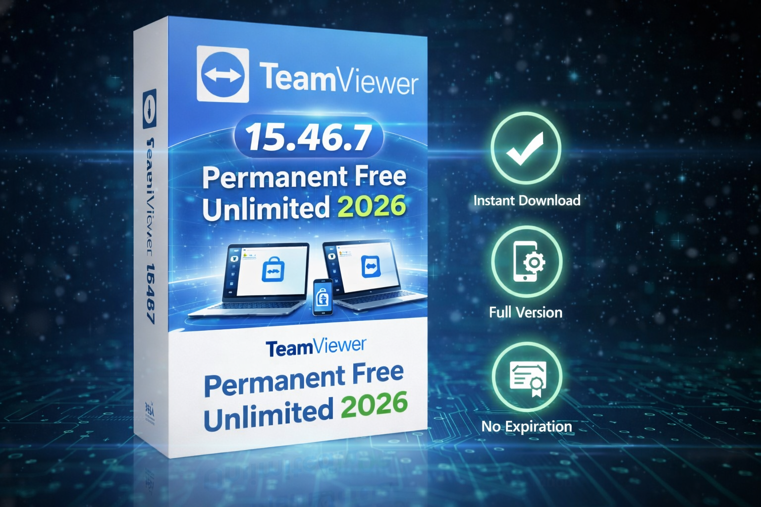 Team Viewer 15.46.7 Permanent Free Unlimited 2026