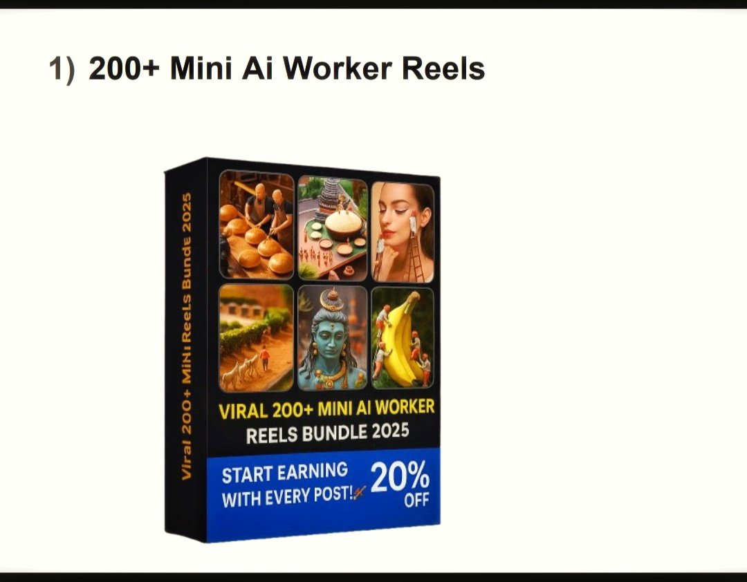 200+ Mini Ai Worker Reels