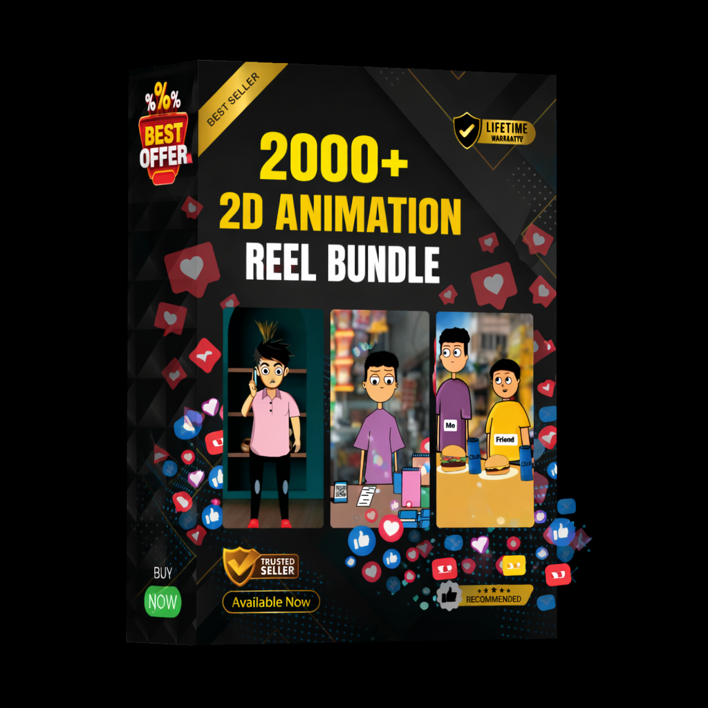 2000+ 2D ANIMATION  REEL BUNDLE