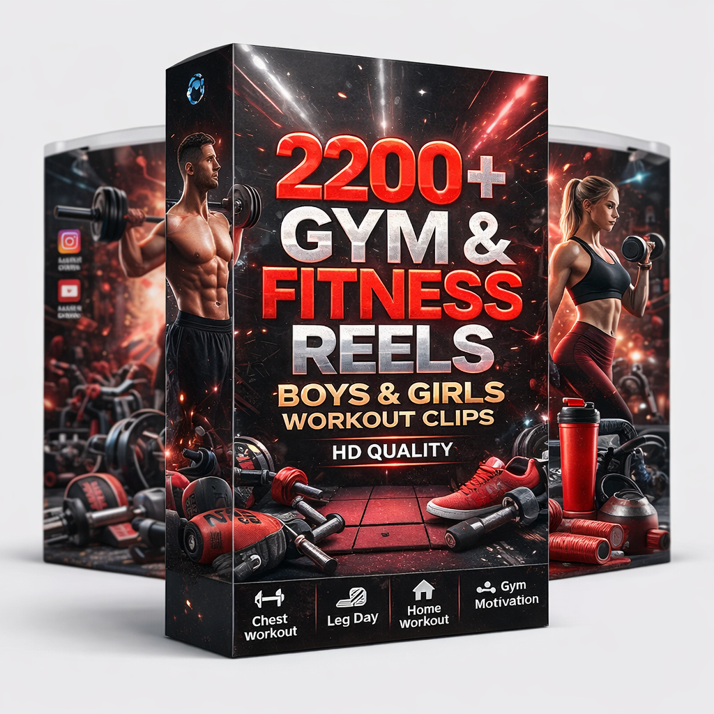2200+ Gym & Fitness Reels